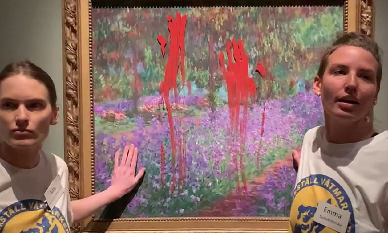 Σουηδία: Αθώες οι ακτιβίστριες που είχαν ρίξει μπογιά σε πίνακα του Μονέ