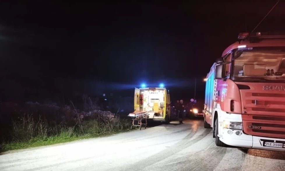 Άρτα: Νεκρός ανασύρθηκε ο οδηγός του φορτηγού μετά από τροχαίο σε παράδρομο της Ιονίας Οδού