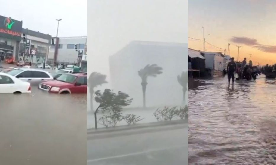 Εικόνες βιβλικής καταστροφής στην Τζέντα: Ισχυρή βροχόπτωση «έπνιξε» δρόμους και μαγαζιά – Βίντεο