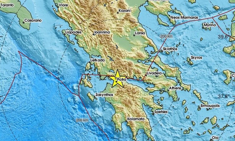 Σεισμός 3,1 Ρίχτερ στο Αντίρριο – Αισθητός και στην Πάτρα