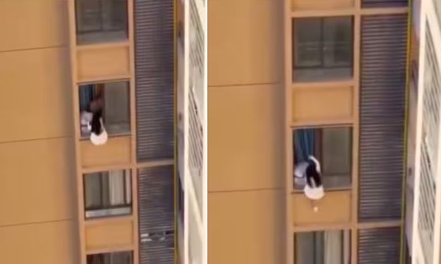 Κίνα: Η ερωμένη κρέμεται από το μπαλκόνι του 10ου ορόφου για να μη τη βρει η σύζυγος του εραστή