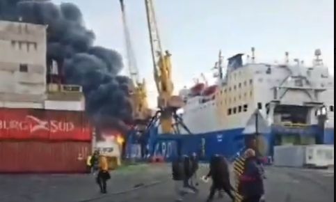 Η Ρωσία χτύπησε τουρκικό πλοίο στην ακτή της Οδησσού – Βίντεο