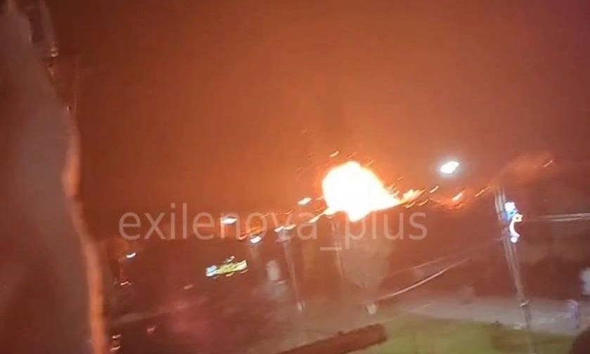 Ρωσία: Drone προκάλεσε πυρκαγιά σε δυιλιστήριο στο Κρασνοντάρ – Βίντεο