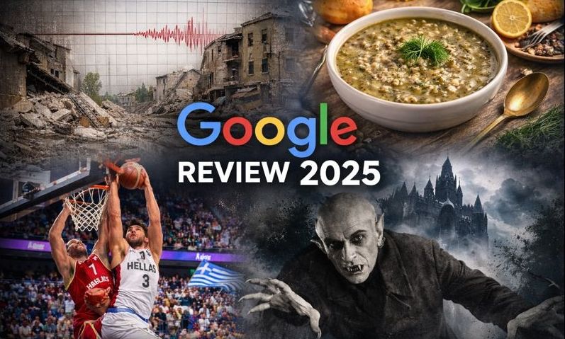 Google Trends 2025: Τι «γκούγκλαραν» περισσότερο οι Έλληνες τη φετινή χρονιά