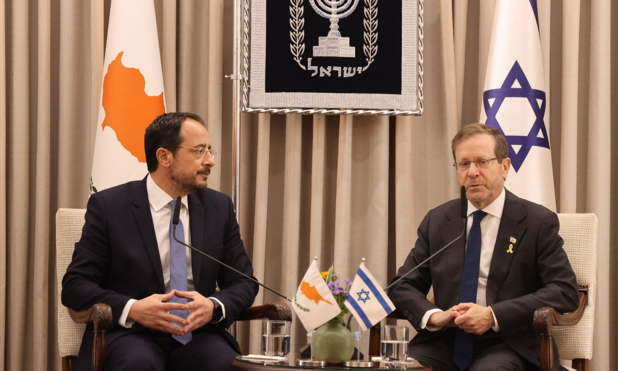 Συνάντηση Χριστουδουλίδη με Χέρτζογκ στο πλαίσιο της Τριμερούς Συνόδου  Κύπρου–Ελλάδας–Ισραήλ