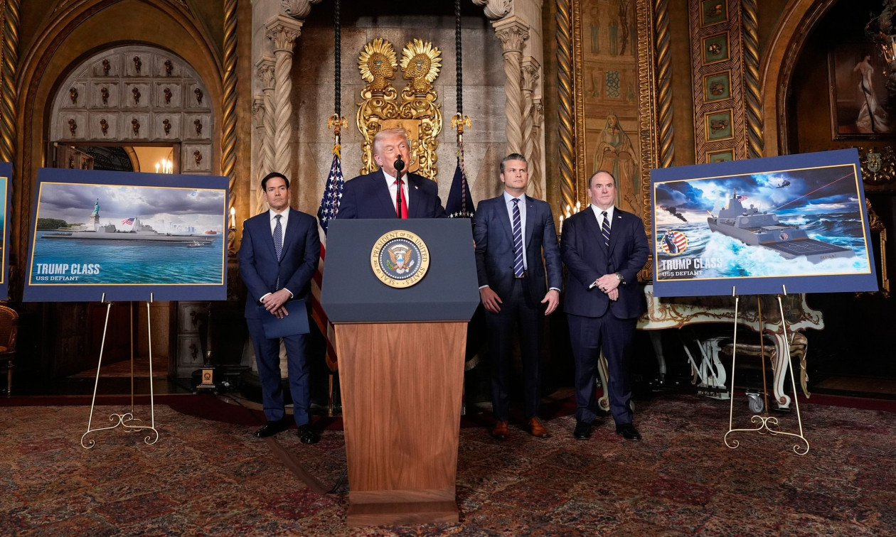 «Trump-class»: Ο Τραμπ ανακοίνωσε τη νέα κλάση υπερπολεμικών πλοίων για το Πολεμικό Ναυτικό των ΗΠΑ