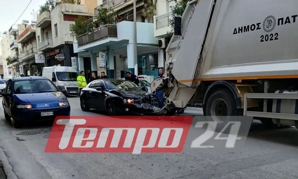 Πάτρα: Μεθυσμένος ο άνδρας που «καρφώθηκε» πάνω σε απορριμματοφόρο – Τραυμάτισε εργαζόμενο