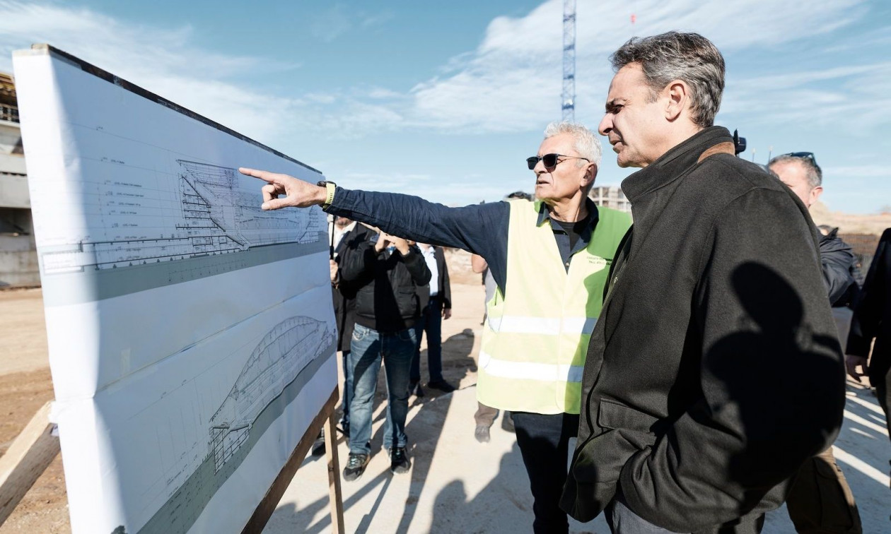 Ο Μητσοτάκης στο νέο γήπεδο του Παναθηναϊκού στο Βοτανικό – «Ένα στολίδι που αξίζει στον σύλλογο»