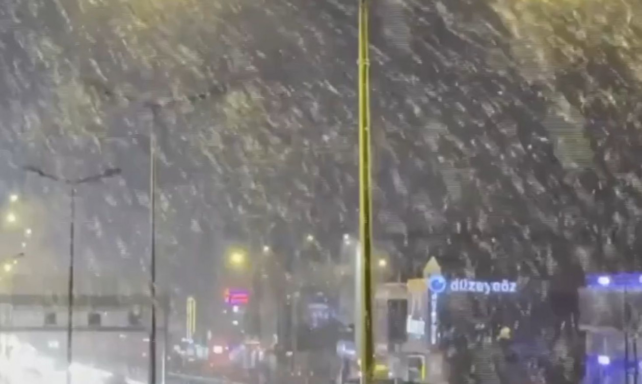 Τουρκία: Έπεσαν τα πρώτα χιόνια στην Κωνσταντινούπολη – Προελαύνει το πολικό ψύχος – Βίντεο