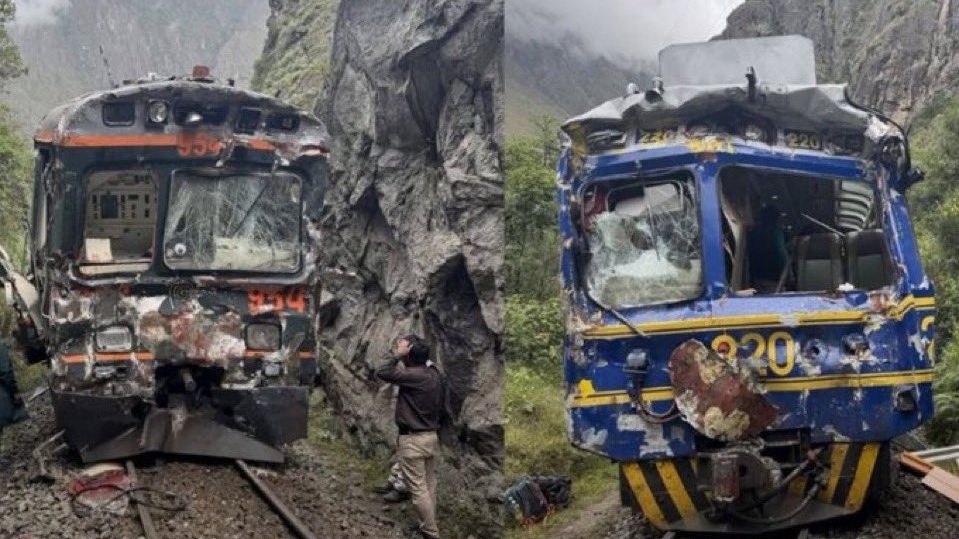 Σύγκρουση τρένων στο Περού – 15 τουρίστες τραυματίες και πληροφορίες για νεκρό μηχανοδηγό