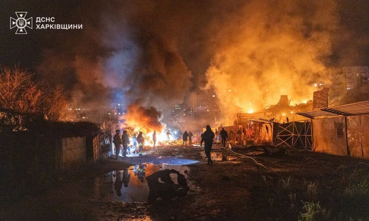 Μεγάλη ρωσική επίθεση με drones στο Χάρκοβο – Τουλάχιστον 15 τραυματίες