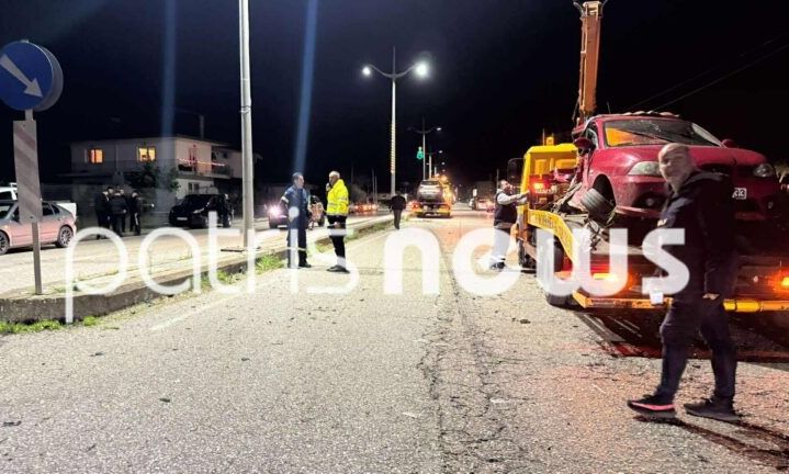 Τροχαίο δυστύχημα στην Αμαλιάδα: Ένας νεκρός και τρεις τραυματίες σε σφοδρή σύγκρουση