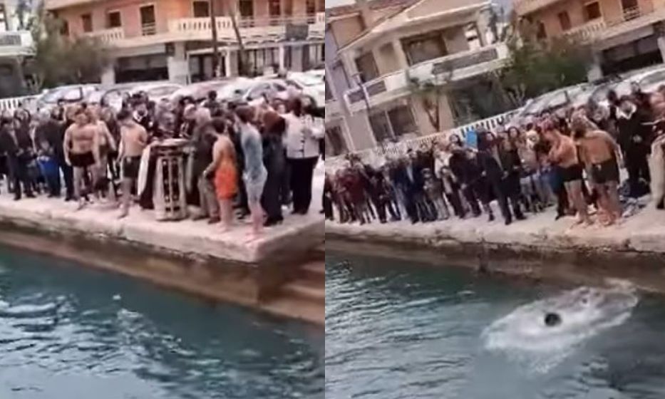 Θεοφάνια 2026: Βούτηξε για τον σταυρό πριν την ώρα του και ο ιερέας ακύρωσε την εκκίνηση – Βίντεο