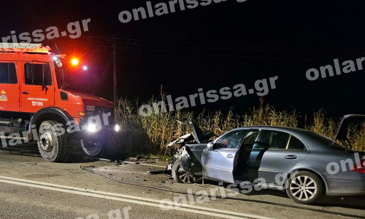 Νέα τραγωδία στην άσφαλτο Νεκρός σε τροχαίο στη Λάρισα 31χρονος οδηγός