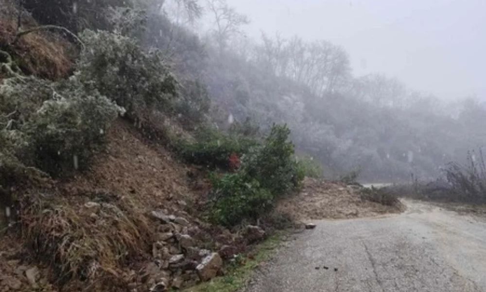 Θεσπρωτία: Κατολισθήσεις και καθιζήσεις λόγω των συνεχών βροχοπτώσεων