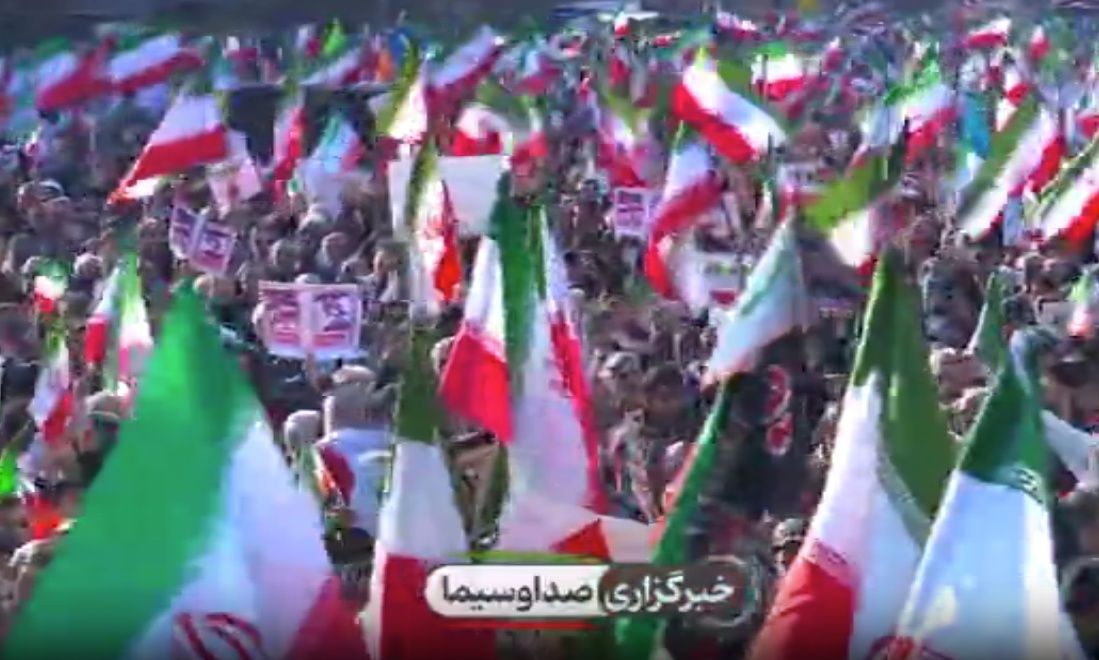 Ιράν-Κρατική τηλεόραση: Μεγάλη διαδήλωση υπέρ του καθεστώτος στην Τεχεράνη – Βίντεο