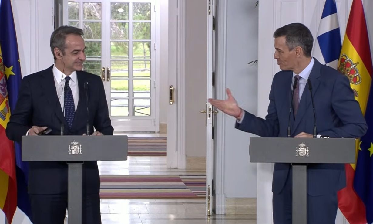 Μητσοτάκης: Δείτε live τις δηλώσεις του πρωθυπουργού μετά τη συνάντησή του με τον Σάντσεθ