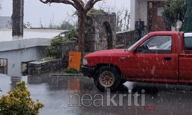 Κρήτη: Στα λευκά η Βιάννο – Κλειστά σχολεία λόγω παγετού και δυσκολιών στο οδικό δίκτυο