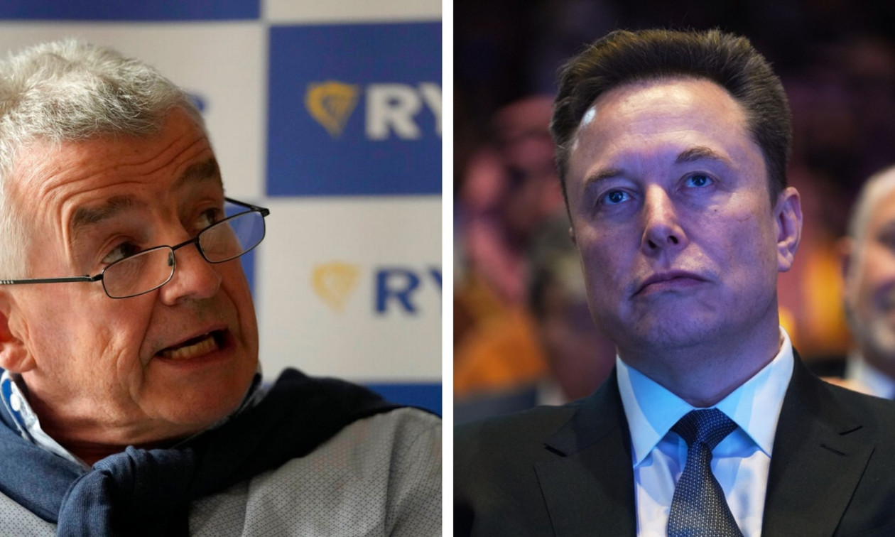 Ο Μασκ και ο CEO της Ryanair ανταλλάσσουν δημόσιες προσβολές: «Είναι εντελώς ηλίθιος, απολύστε τον»
