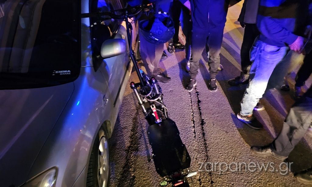 Χανιά: Τροχαίο με πατίνι στην οδό Κισσάμου – Ένας τραυματίας