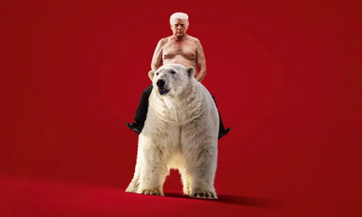 Economist: Ο Τραμπ σε ρόλο γητευτή μίας πολικής αρκούδας στο εξώφυλλο