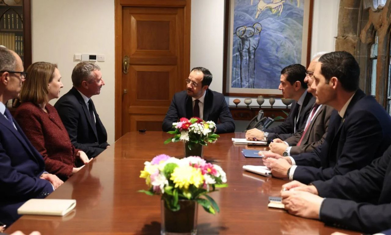 Συνάντηση Χριστοδουλίδη με τον αντιπρόεδρο ExxonMobil: Μέχρι και 9 tcf φυσικό αέριο στο Τεμάχιο 10