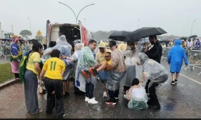 Βραζιλία: Κεραυνός έπεσε σε διαδήλωση υποστηρικτών του Μπολσονάρου  – Βίντεο