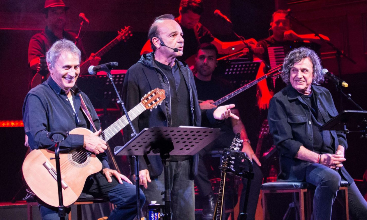 Γιώργος Νταλάρας και Βασίλης Παπακωνσταντίνου στο VOX – Μαζί τους ο Οδυσσέας Ιωάννου