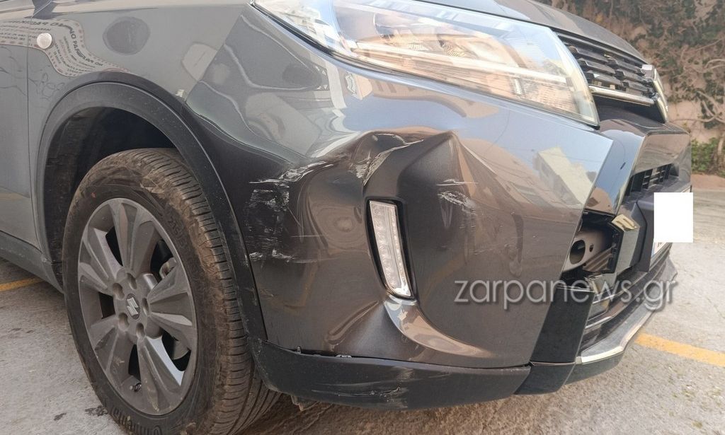 Χανιά: Την τράκαρε κι έφυγε ανενόχλητος – Τροχαίο με εγκατάλειψη στο κέντρο της πόλης