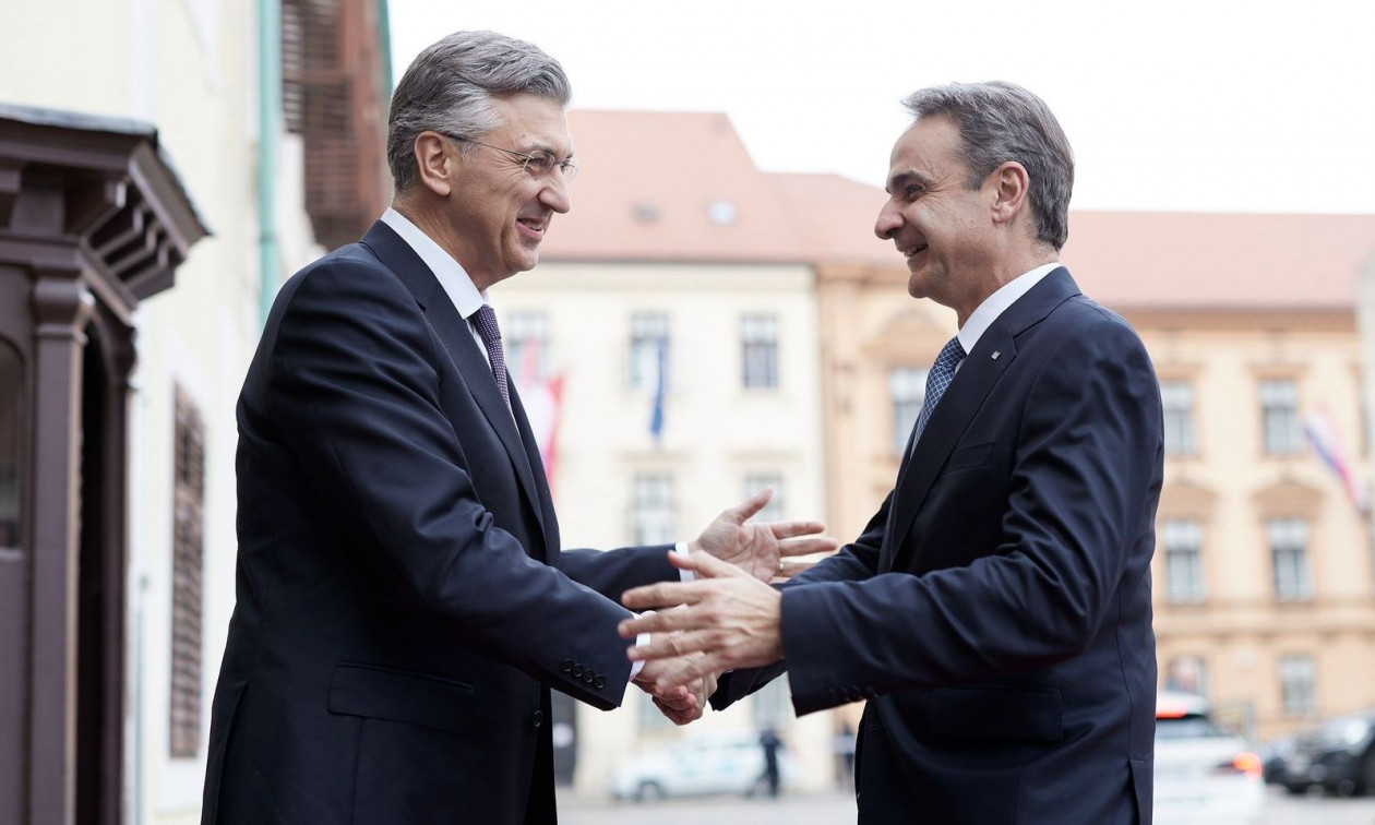 Κροατία: Ο Μητσοτάκης συναντήθηκε με τον Πλέκονβιτς