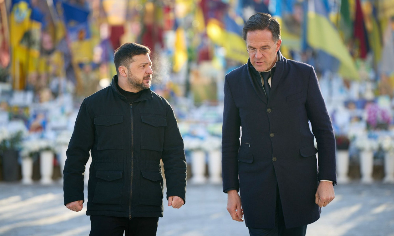 Ουκρανία: Στο Κίεβο ο Μαρκ Ρούτε έπειτα από το ρωσικό «σφυροκόπημα» με 450 drones – Βίντεο