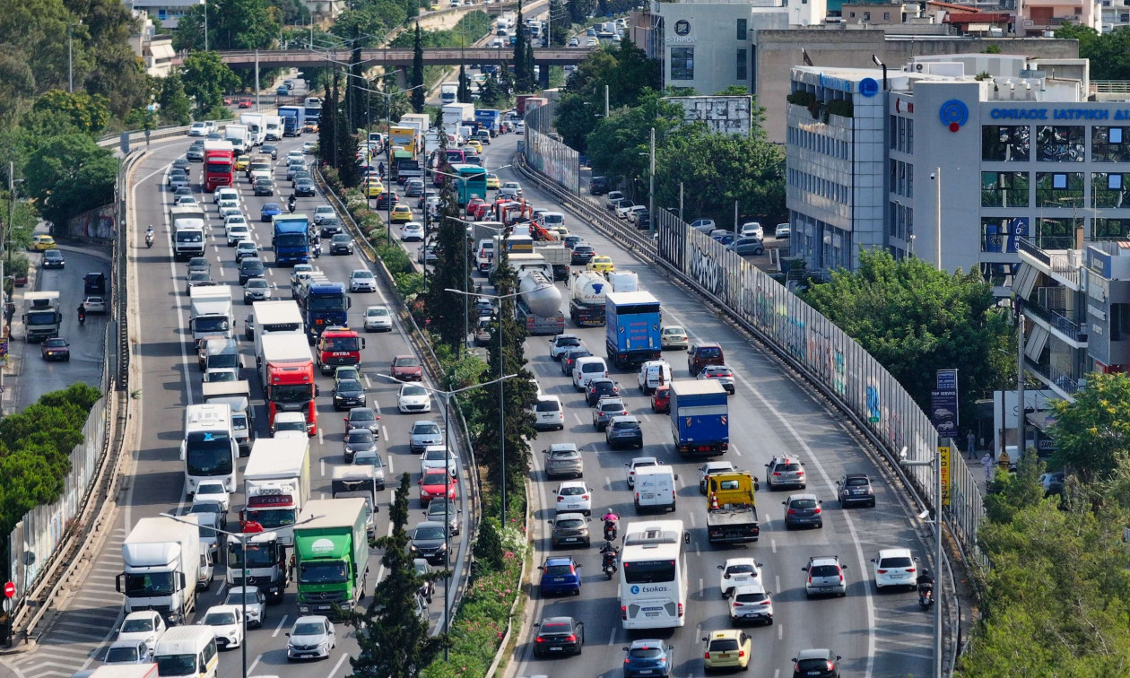 Κηφισός: Μεσημέρια τα μεγαλύτερα μποτιλιαρίσματα – Κίνηση με ταχύτητα 36 χλμ την ώρα την Παρασκευή