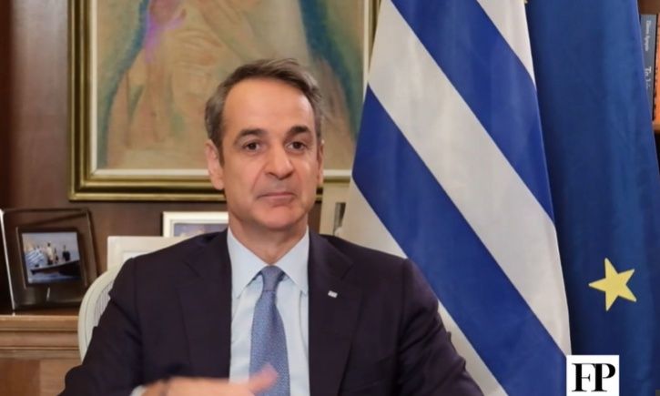 Live η συνέντευξη του Κυριάκου Μητσοτάκη στο περιοδικό «Foreign Policy»