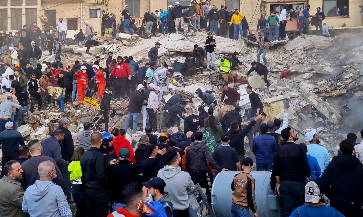 Κατάρρευση κτηρίου στον Λίβανο – Τους εννέα έφτασαν οι νεκροί