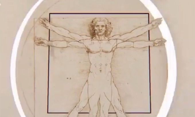 Η κρατική τηλεόραση της Ιταλίας «εξαφάνισε» τα γεννητικά όργανα της διάσημης φιγούρας του Βιτρούβιου