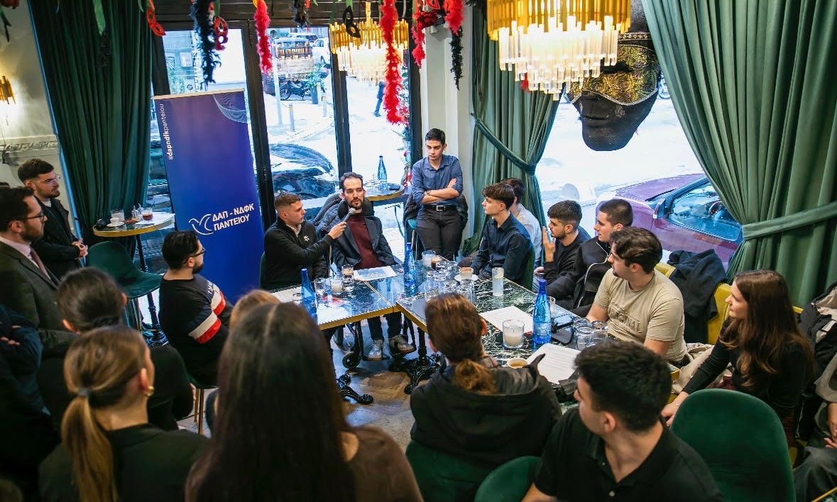 Παρουσίαση της πρότασης “Accessible Panteio” από τη ΔΑΠ-ΝΔΦΚ Παντείου στον Κυμπουρόπουλο