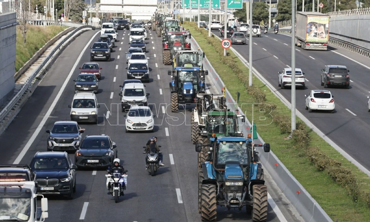 Αγρότες: Νέες κυκλοφοριακές ρυθμίσεις για την κάθοδο των τρακτέρ στο Σύνταγμα – Φωτογραφίες