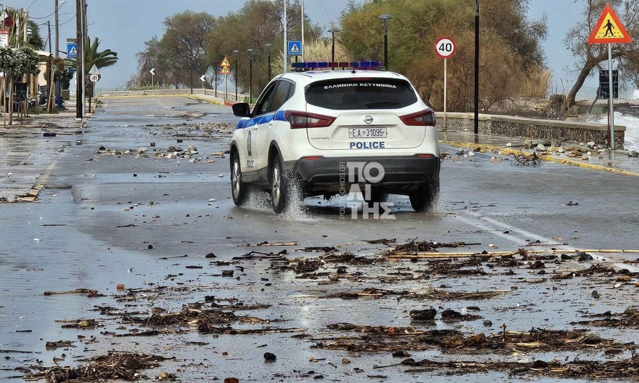Κακοκαιρία: Έρμαιο των θυελλωδών νοτιάδων η Χίος – Δεκάδες ζημιές