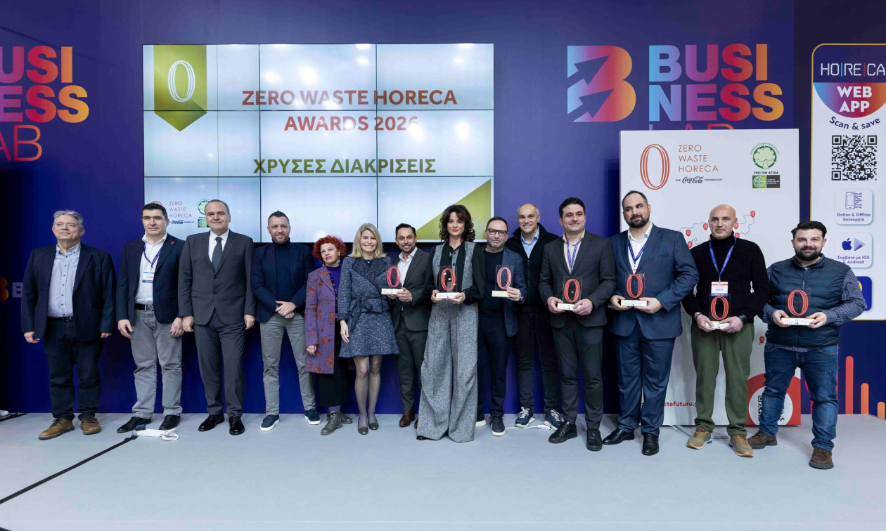 Zero Waste HORECA 2026: 3.200 επιχειρήσεις πρωτοστατούν στη βιωσιμότητα στον κλάδο Φιλοξενίας
