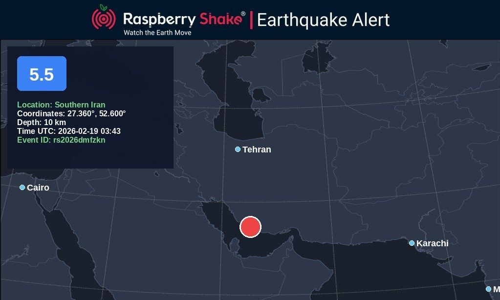 Σεισμός μεγέθους 5,5 Ρίχτερ στο Ιράν
