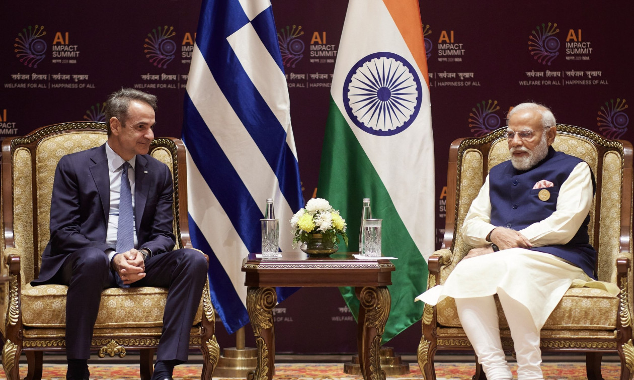 Συνεργασία Ελλάδας – Ινδίας σε τέσσερις τομείς: Συνάντηση Μητσοτάκη – Μόντι