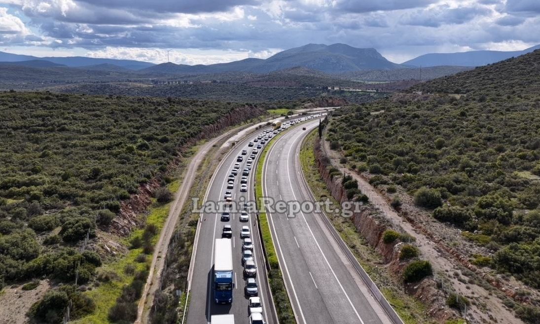 «Γολγοθάς» για τους εκδρομείς στην Αθηνών-Λαμίας – Βίντεο