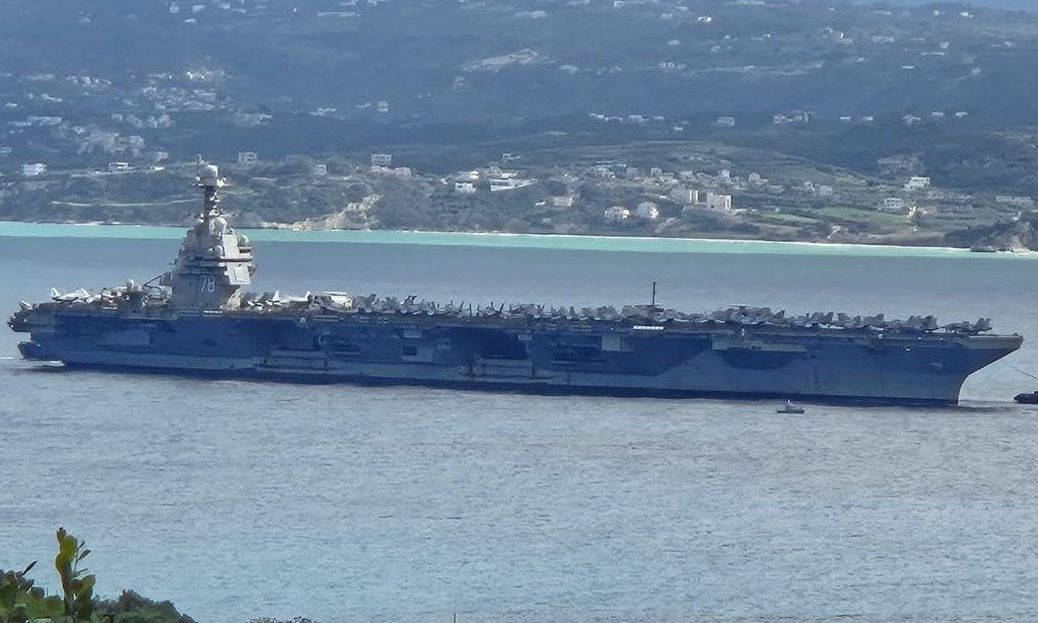 Στη Σούδα το μεγαλύτερο αεροπλανοφόρο του κόσμου, Gerald R. Ford