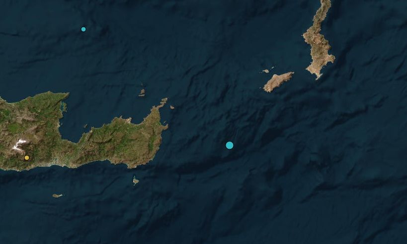 Σεισμός 3,7 Ρίχτερ στην Κρήτη – Κοντά στο Λασίθι το επίκεντρο