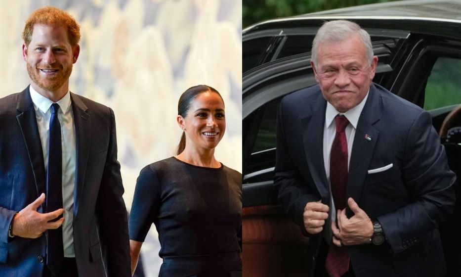 Ο βασιλιάς της Ιορδανίας «σνόμπαρε» τον πρίγκιπα Χάρι και την Μέγκαν Μαρκλ
