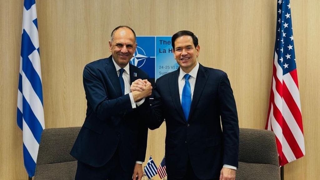 Γεραπετρίτης – Ρούμπιο: Η Αθήνα «κλειδώνει» τον ρόλο του στρατηγικού κόμβου για ΗΠΑ και IMEEC