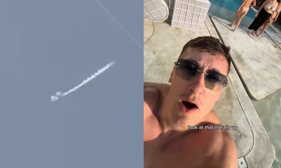 Τουρίστες στο Ντουμπάι τρέχουν πανικόβλητοι καθώς βλέπουν ιρανικούς πυραύλους στον ουρανό