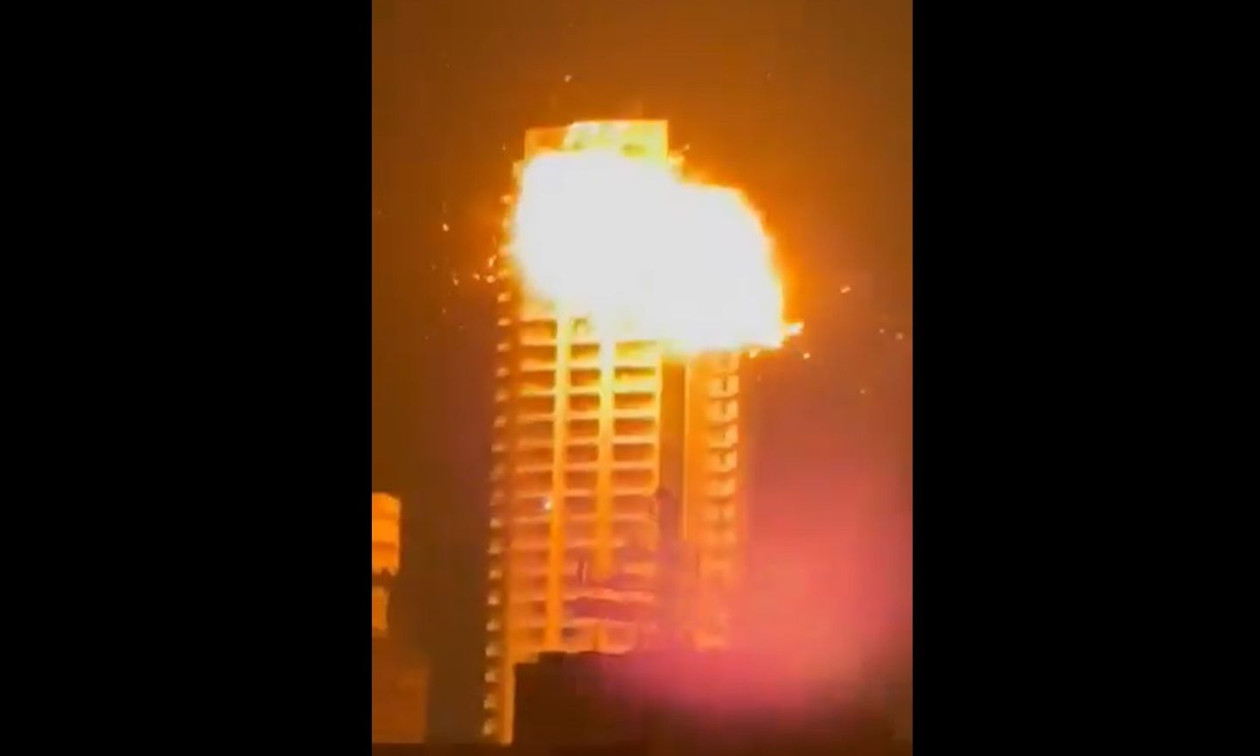 Βίντεο: Η στιγμή που ιρανικός πύραυλος χτυπάει ουρανοξύστη στο Μπαχρέιν