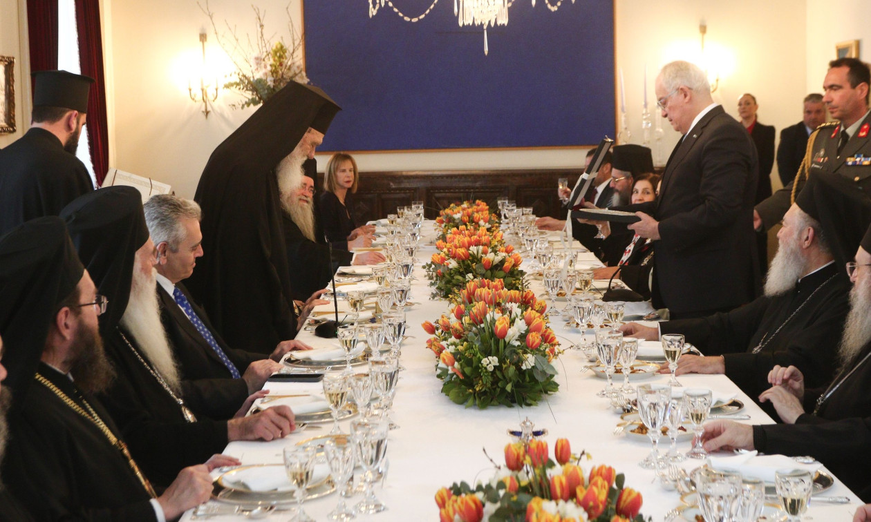 Τασούλας: Παρέθεσε γεύμα στον Αρχιεπίσκοπο και την Ιερά Σύνοδο για την Κυριακή της Ορθοδοξίας