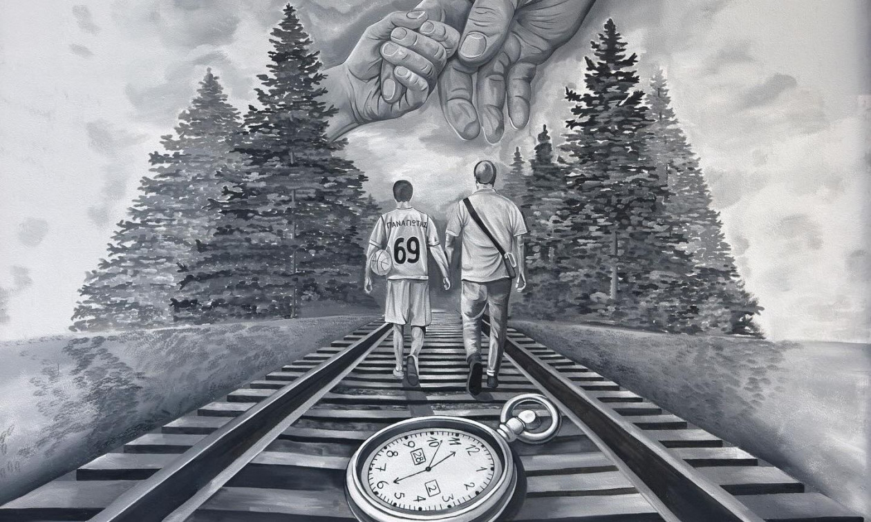 Θεσσαλονίκη: Συγκλονιστικό γκράφιτι αφιερωμένο στη μνήμη δύο θυμάτων των Τεμπών